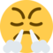 Face With Steam From Nose emoji on Twitter